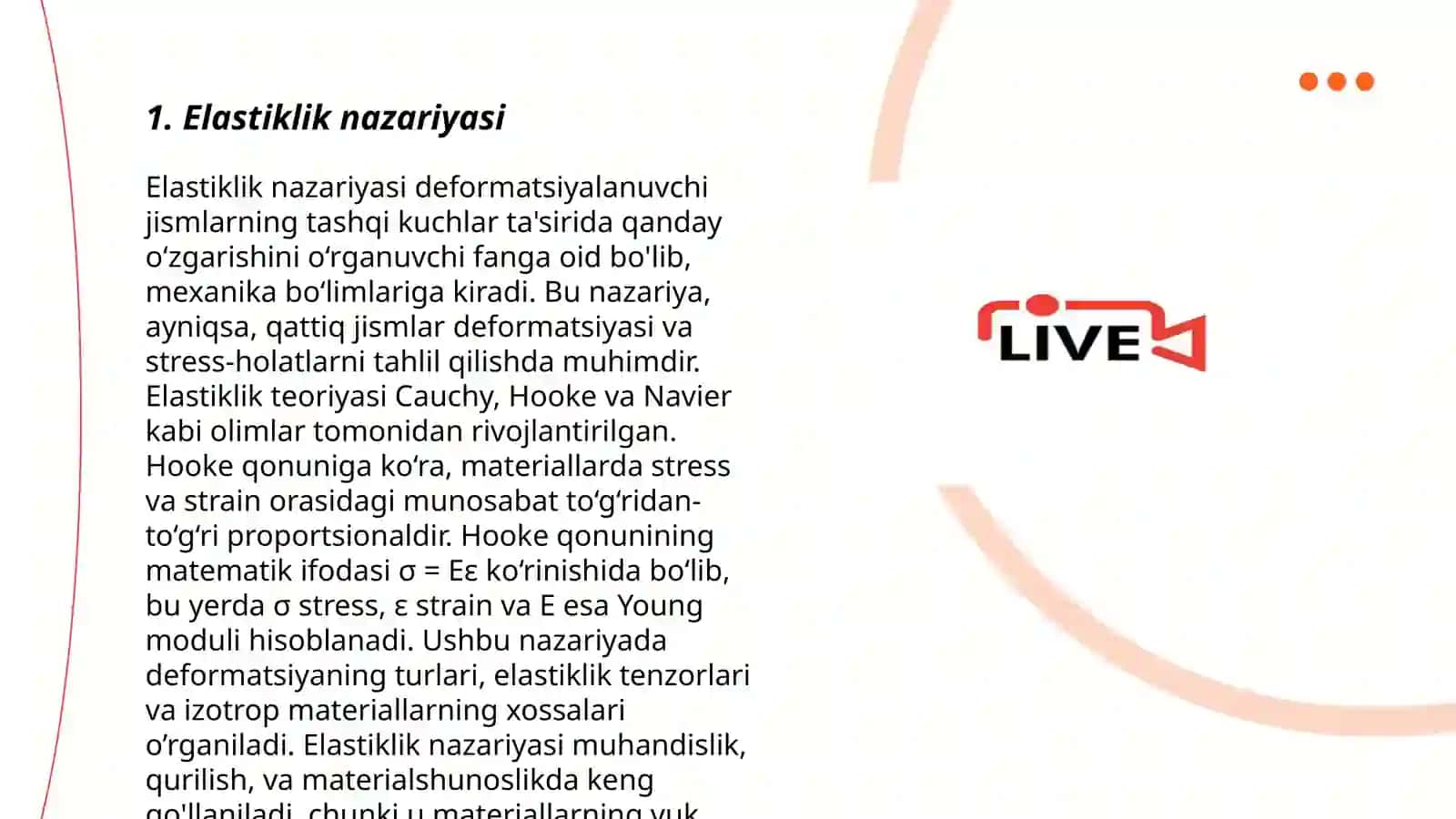 Elastiklik va ishqalanish kuchlari 3