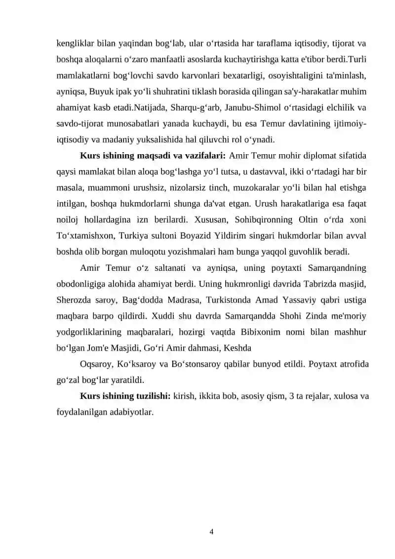 Amir Temur va Temuriylar Davlatining Ga’rb Davlatlari Bilan Aloqalari 3
