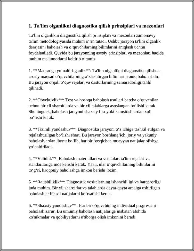 TA'LIM OLGANLIKNI TASHXIS ETISH. IQTIDORLI O'QUVCHILARNI O'QITISH (EDUCATION OF GIFTED CHILDREN) 3