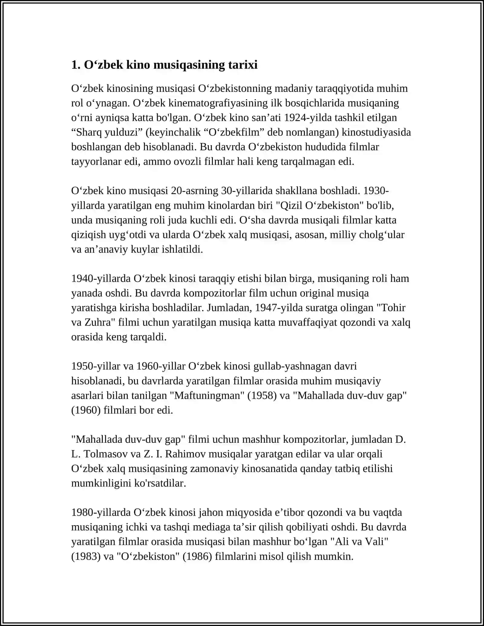 Oʻzbek kino musiqasining tarixi 3