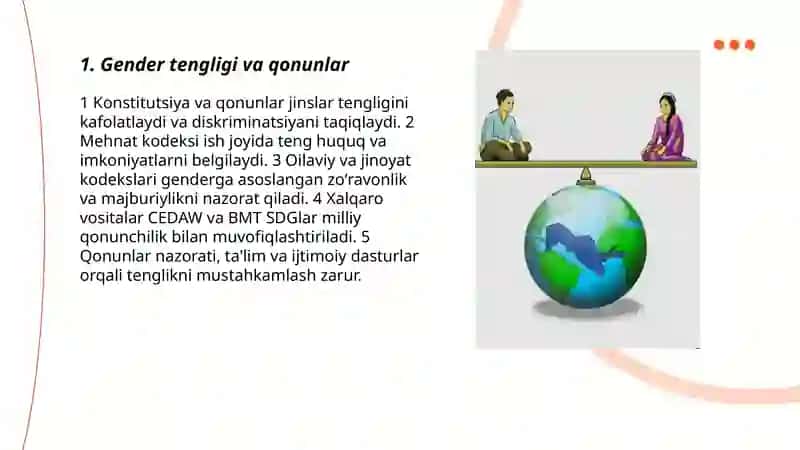 Gender tengligi 3