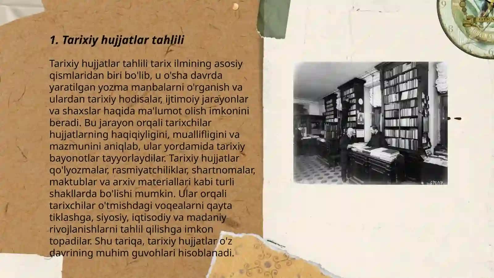 Tarixiy hujjatlar tahlili 3