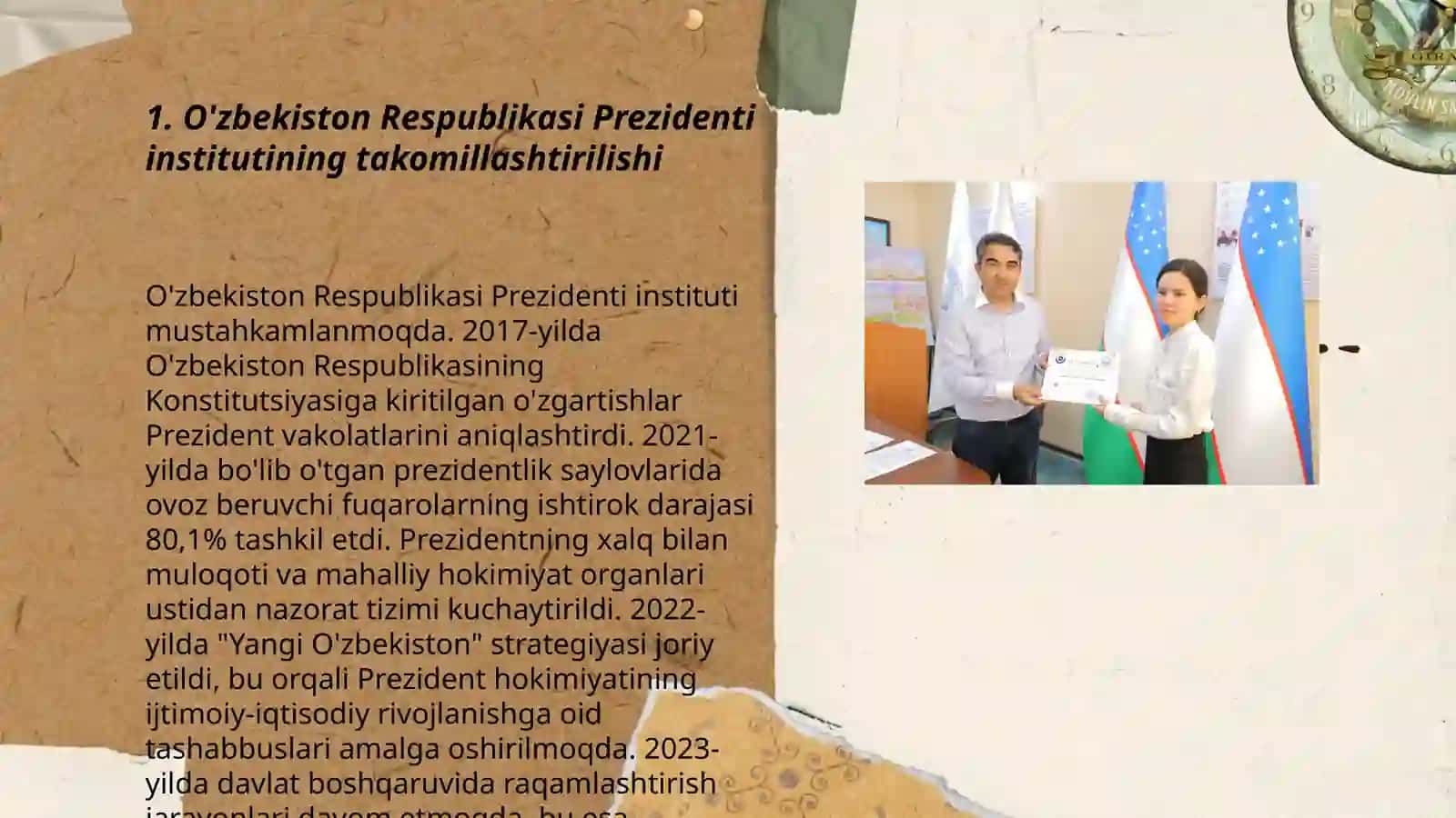 O'zbekiston Respublikasi Prezidenti institutining takomillashtirilishi 3