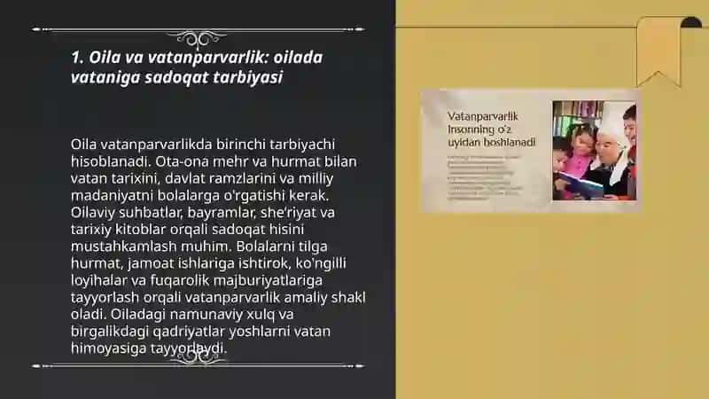 Oila - Vatan ichra vatan, inson huquqlari - jamiyat poydevori 3