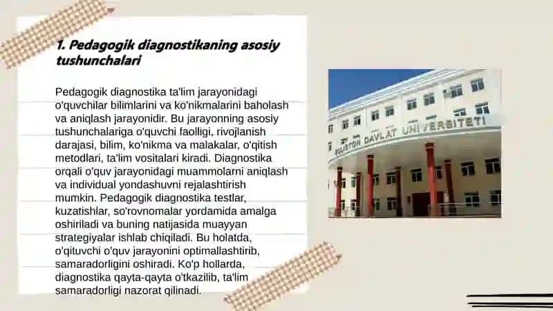 Pedagogik diagnostika 3