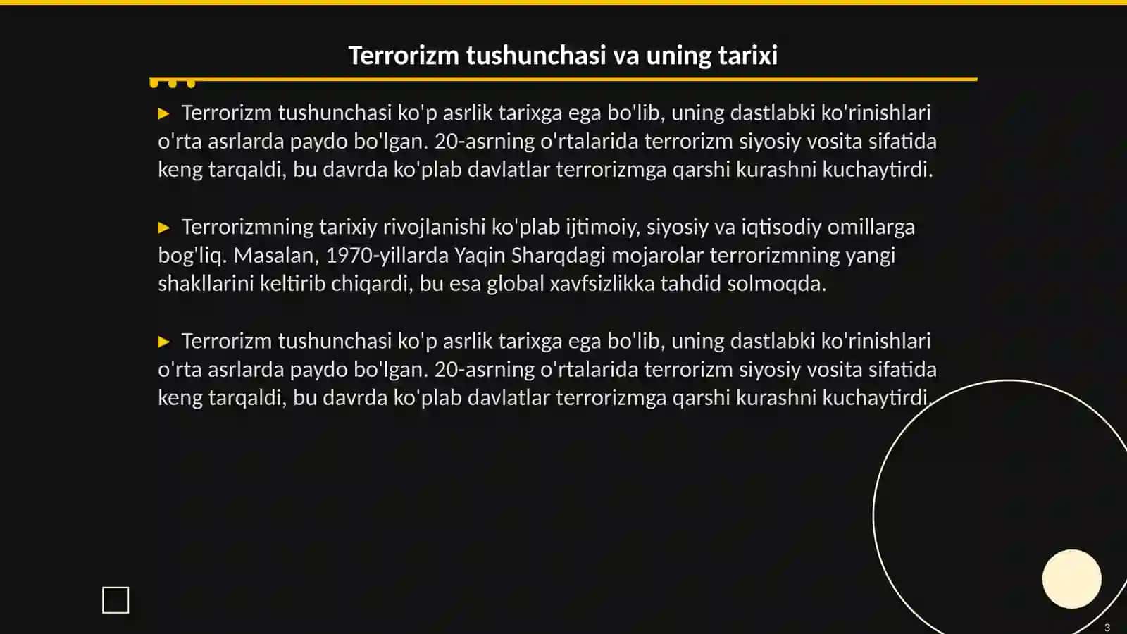 Din niqobidagi terrorism mohiyati va uning shakllari 3