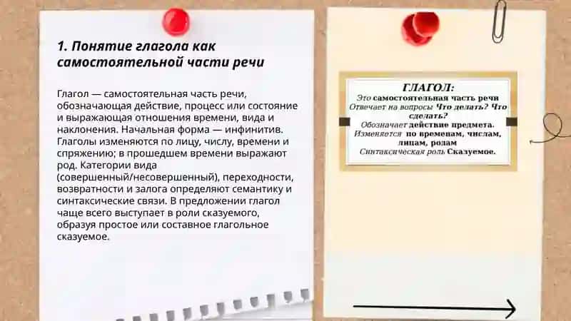 Глагол как самостоятельная часть речи 3