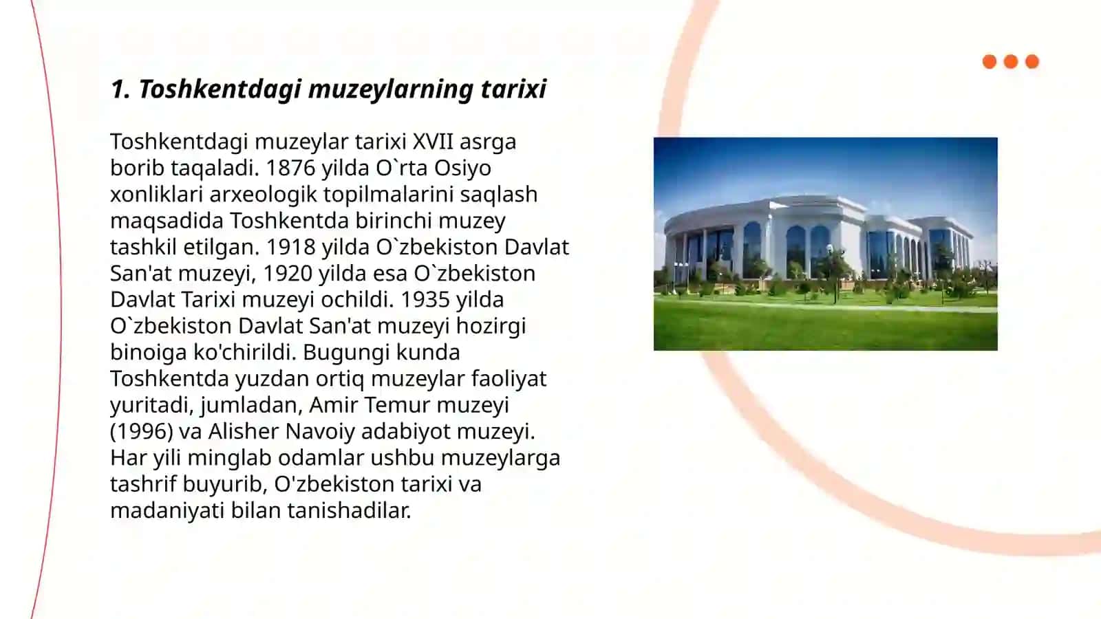 Toshkentdagi muzeylarning tarixi 3