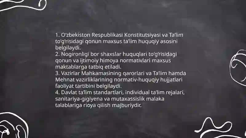 Difektalogiya fanidan tayyorlangan slayd 3