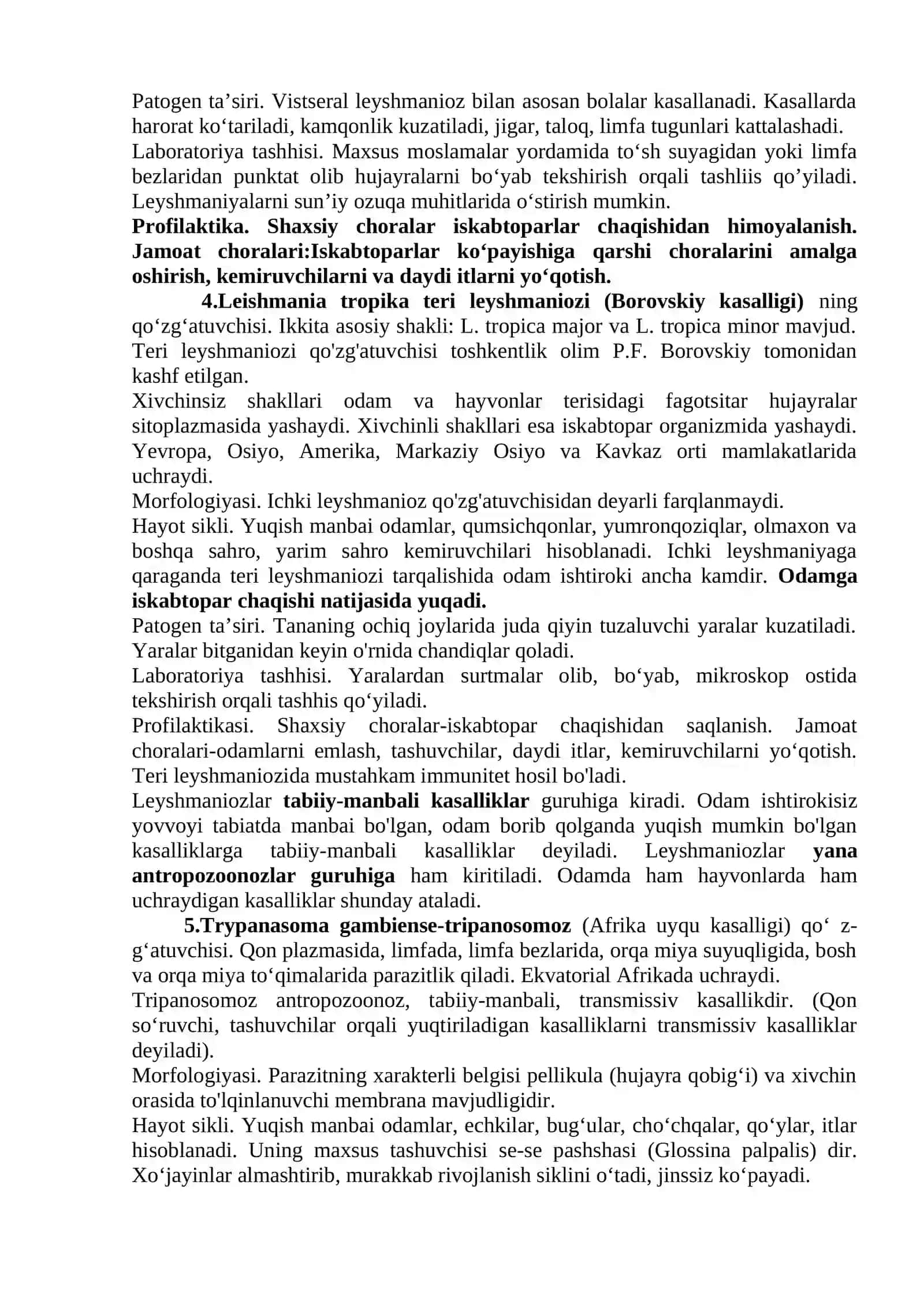 Tibbiy biologiya fanining Parazitizm bo’limi 3