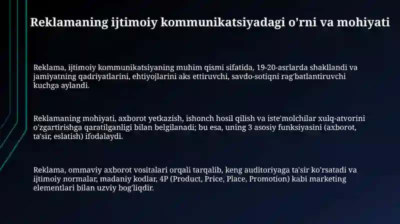 Reklama-ijtimoiv kommunikatsiya 3