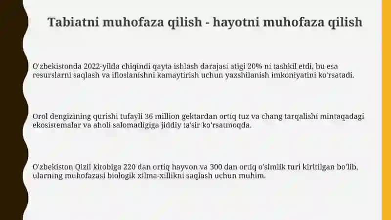 Tabiatni asrash-Hayotni asrash 3