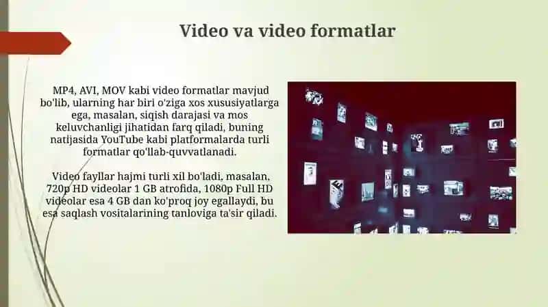 Multimedia formatlari 3