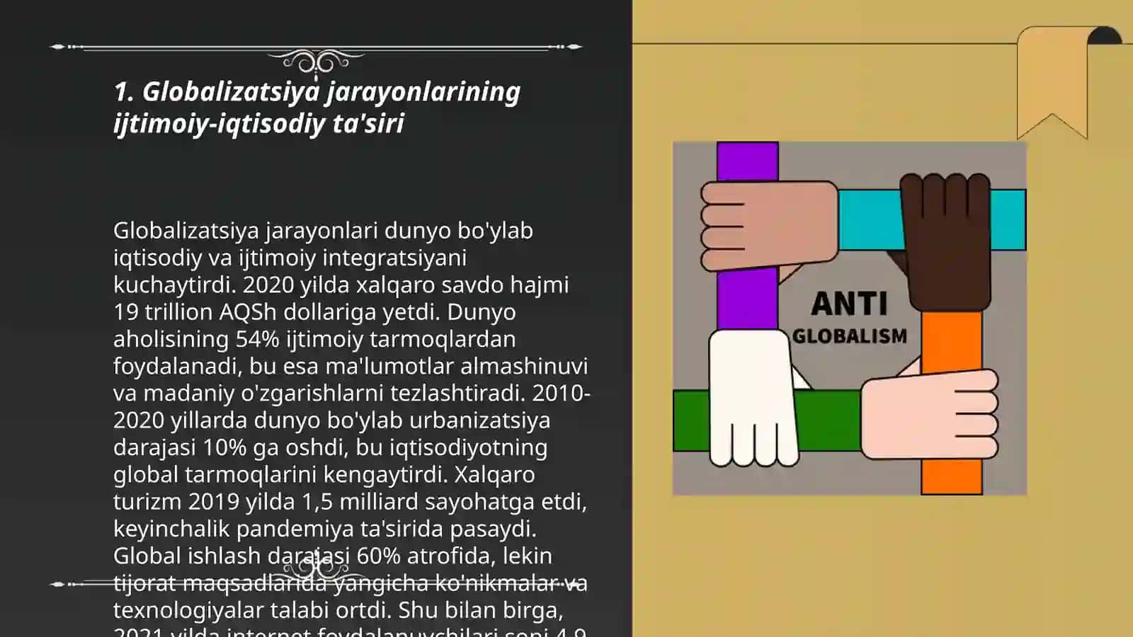 Globallashuv, globalistika va barqaror taraqqiyot jarayonlarining mohiyati 3
