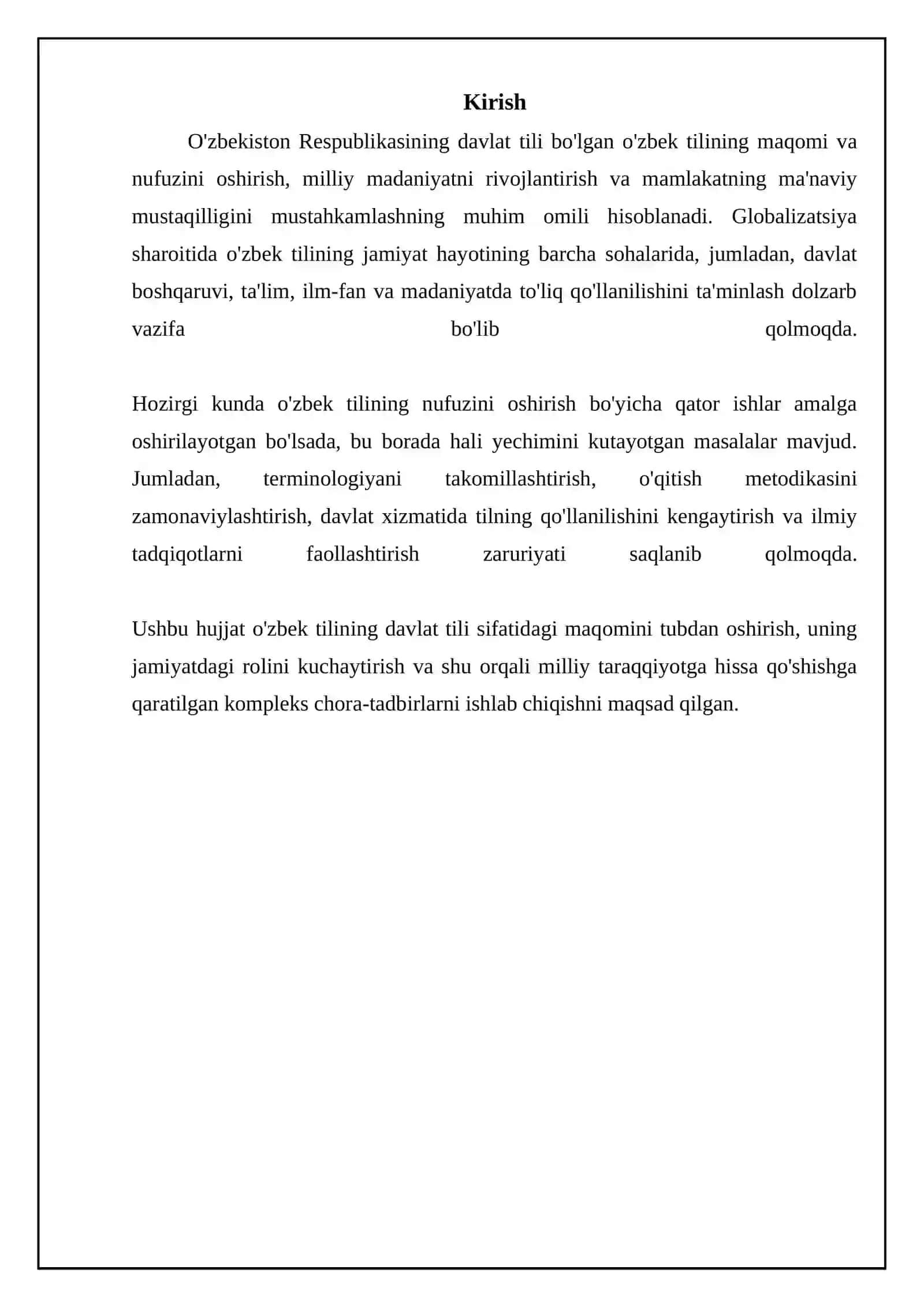 Oʻzbek tilining nufuzini oshirishning ustuvor yoʻnalishlari 3