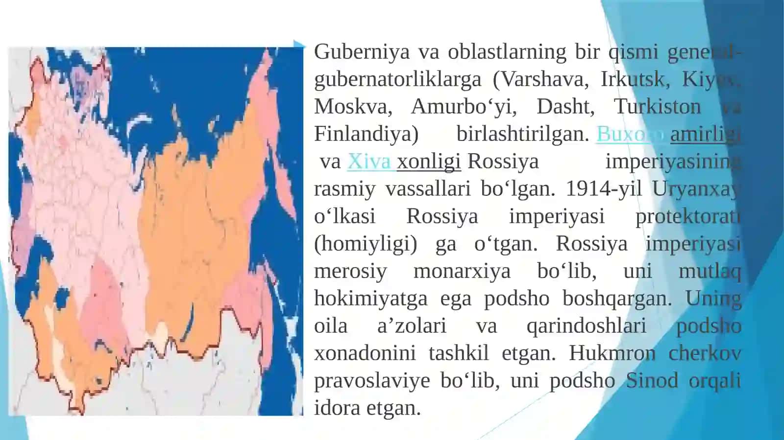 ROSSIYA IMPERIYASIVASOVETHUKMRONLIGIDAVRIDAO’LKADAGIIJTIMOIY-IQTISODIY, SIYOSIY VA MA’NAVIY JARAYONLAR 3