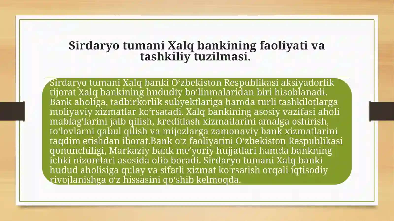 AMALIY FANLAR UNVERSITETI BANK ISHI VA AUDIT. FAKULTETI 3