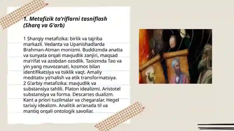 Falsafaning mohiyatiga oid Sharq va Gʻarb mutaffakirlari ta'riflarini tasniflash 3