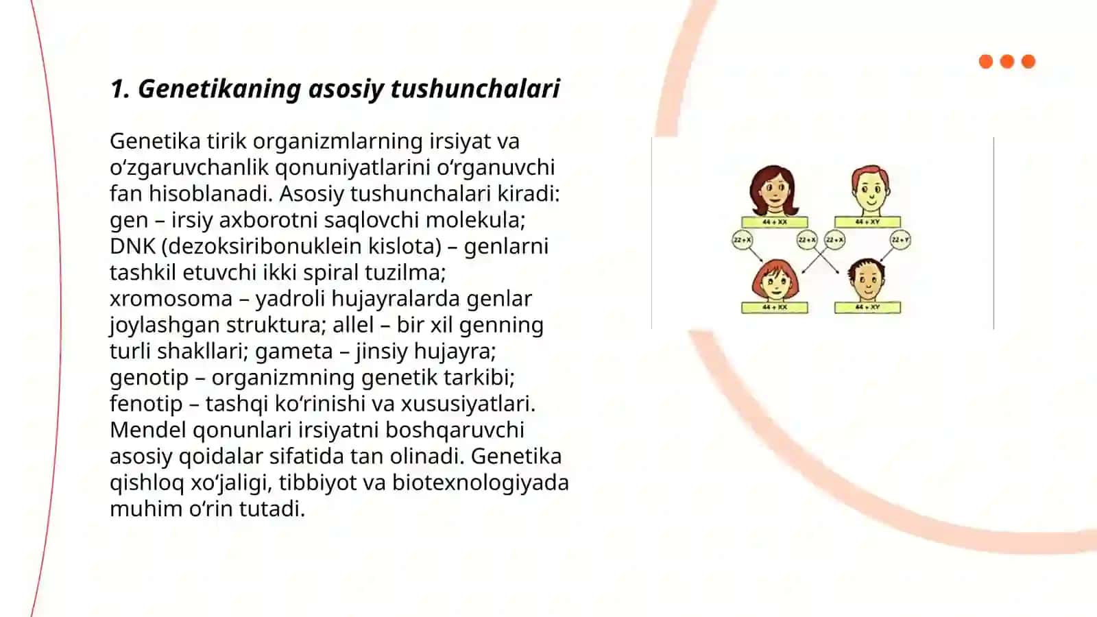 Odam genetikasi va uning oʻrganish metodlari 3