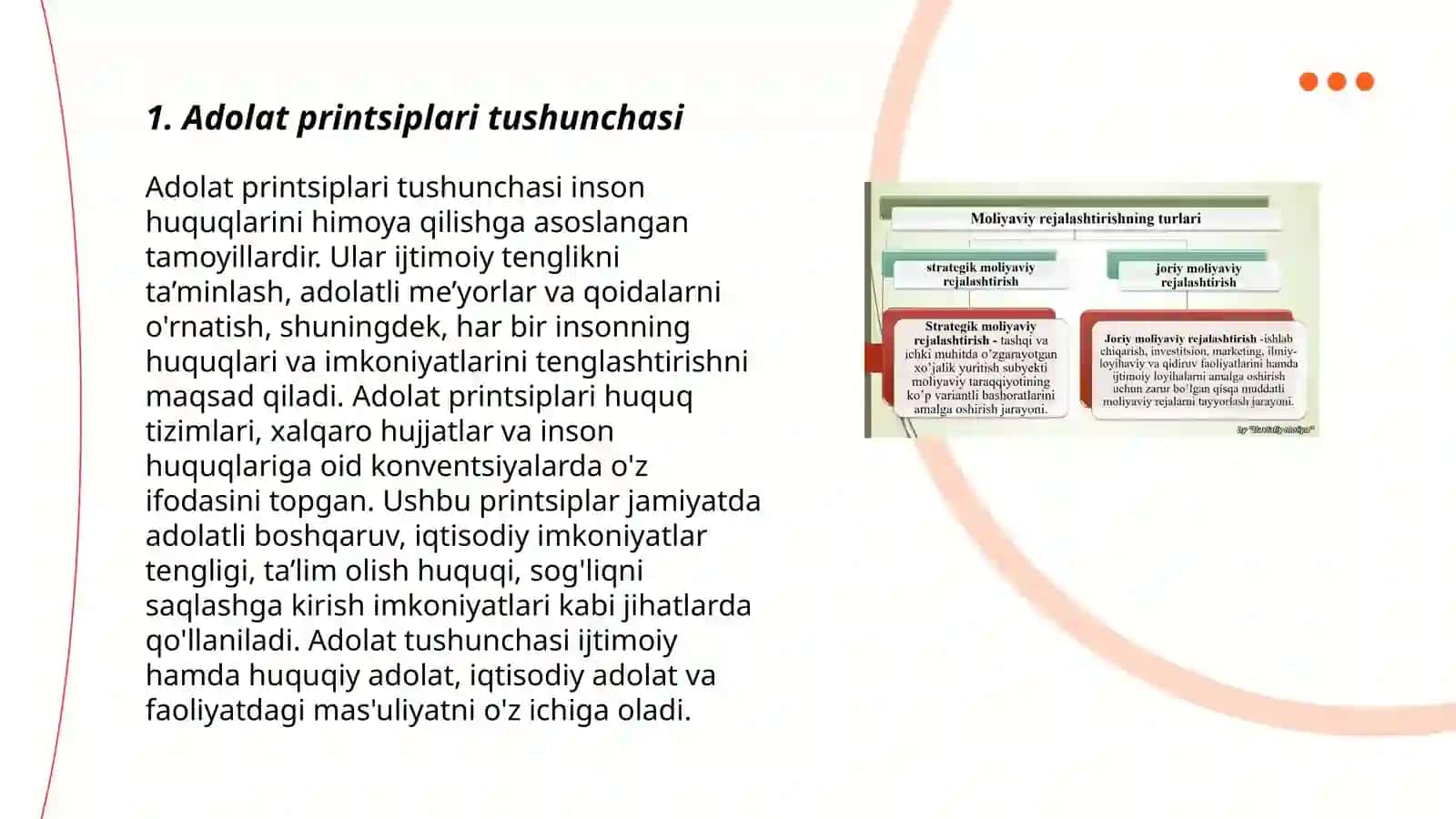 Adolat printsiplari va qayta taqsimlash siyosatning asoslari 3