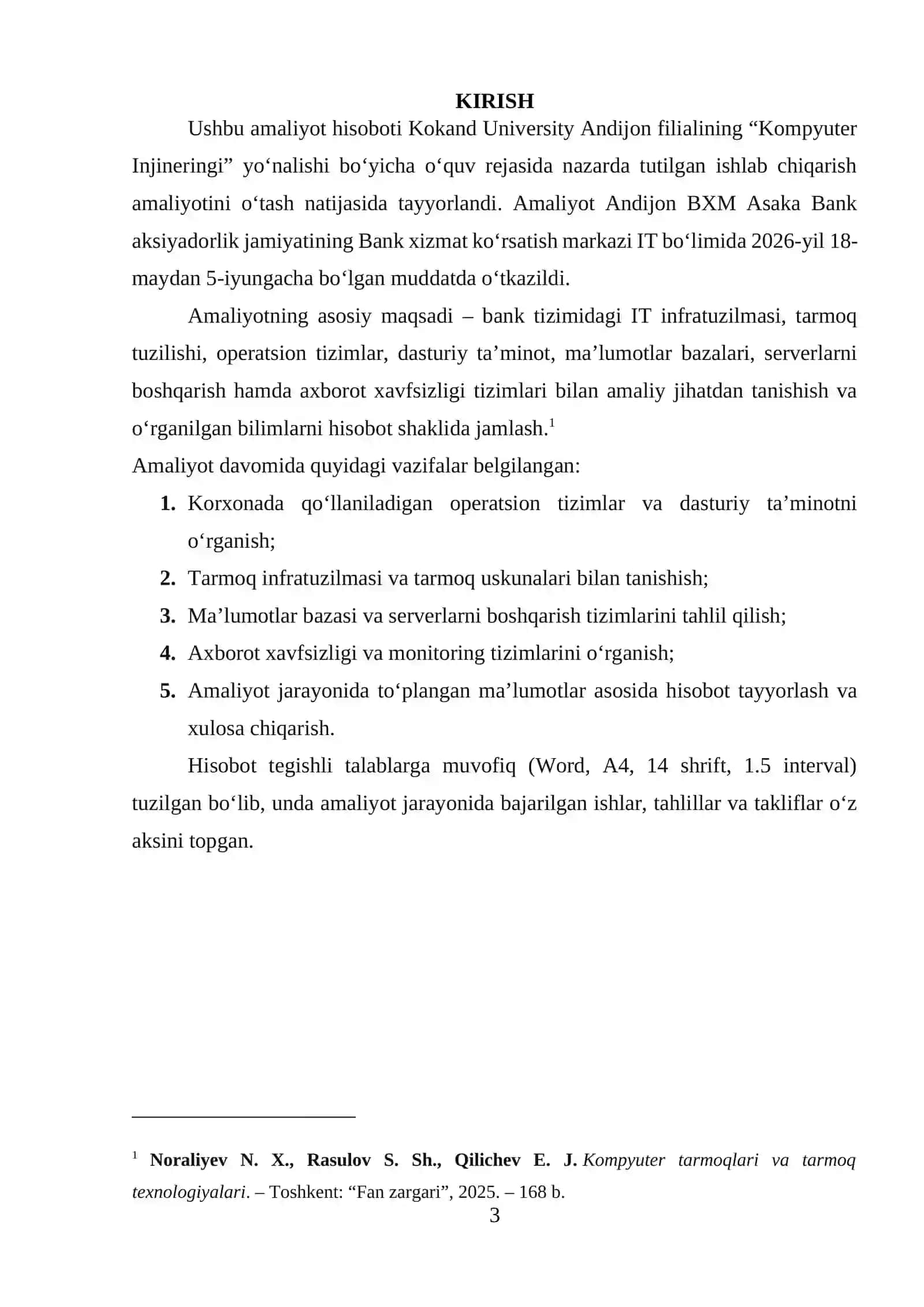 Andijon BXM Asaka Bank. amaliyot hisoboti 3