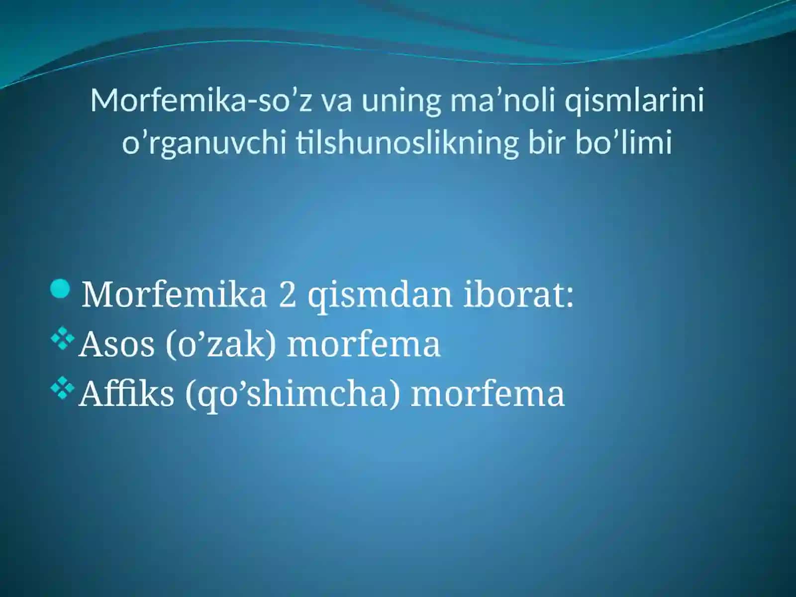 So’z yasash jarayonida asosda ro’y beradigan fonetik o’zgarishlar 3