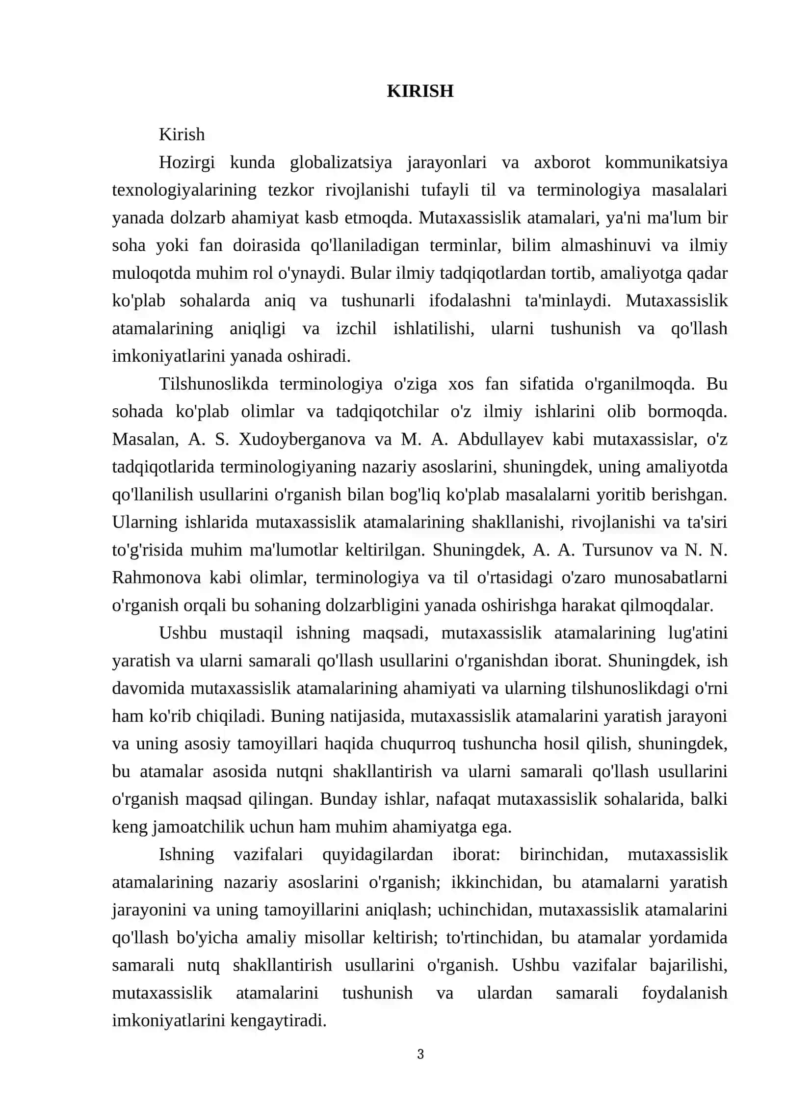 Mavzu: Til va terminologiya. Mutaxassislik atamalari lug atini yaratish, ular ishtirokida gaplar tuzish 3