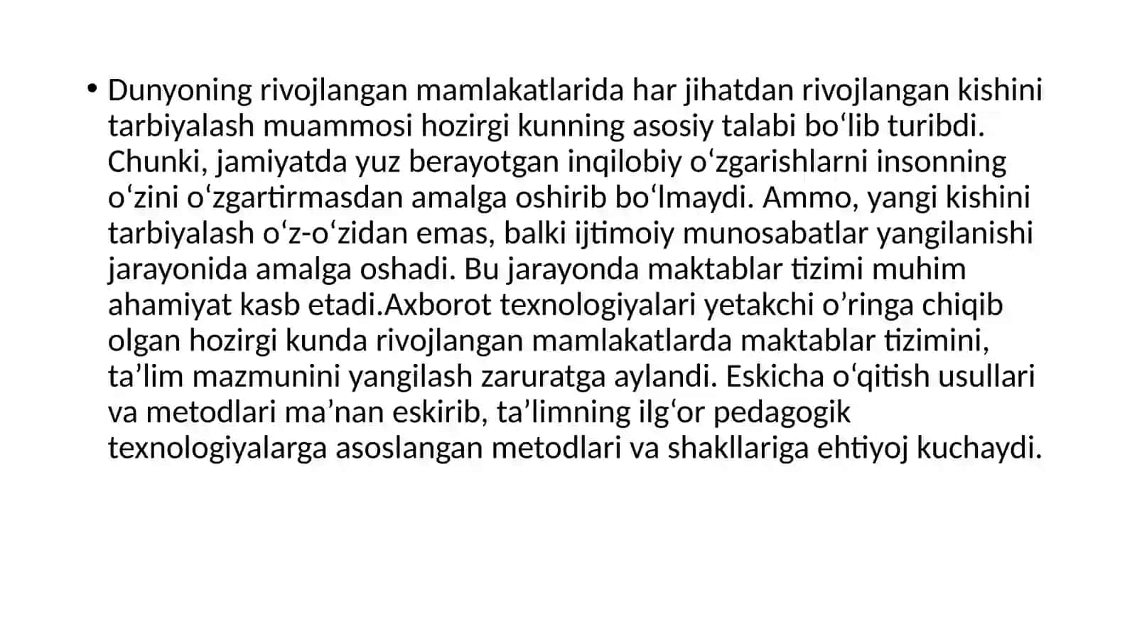Iqtisodiy rivojlangan davlatlarda ta'lim tizimi 3