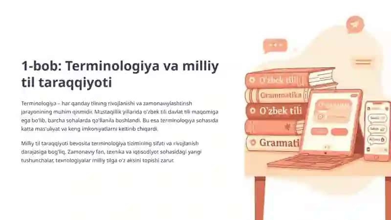 Xalq xo‘jaligidagi yangi sohalarning o‘zbek terminologiyasi rivojidagi roli 3