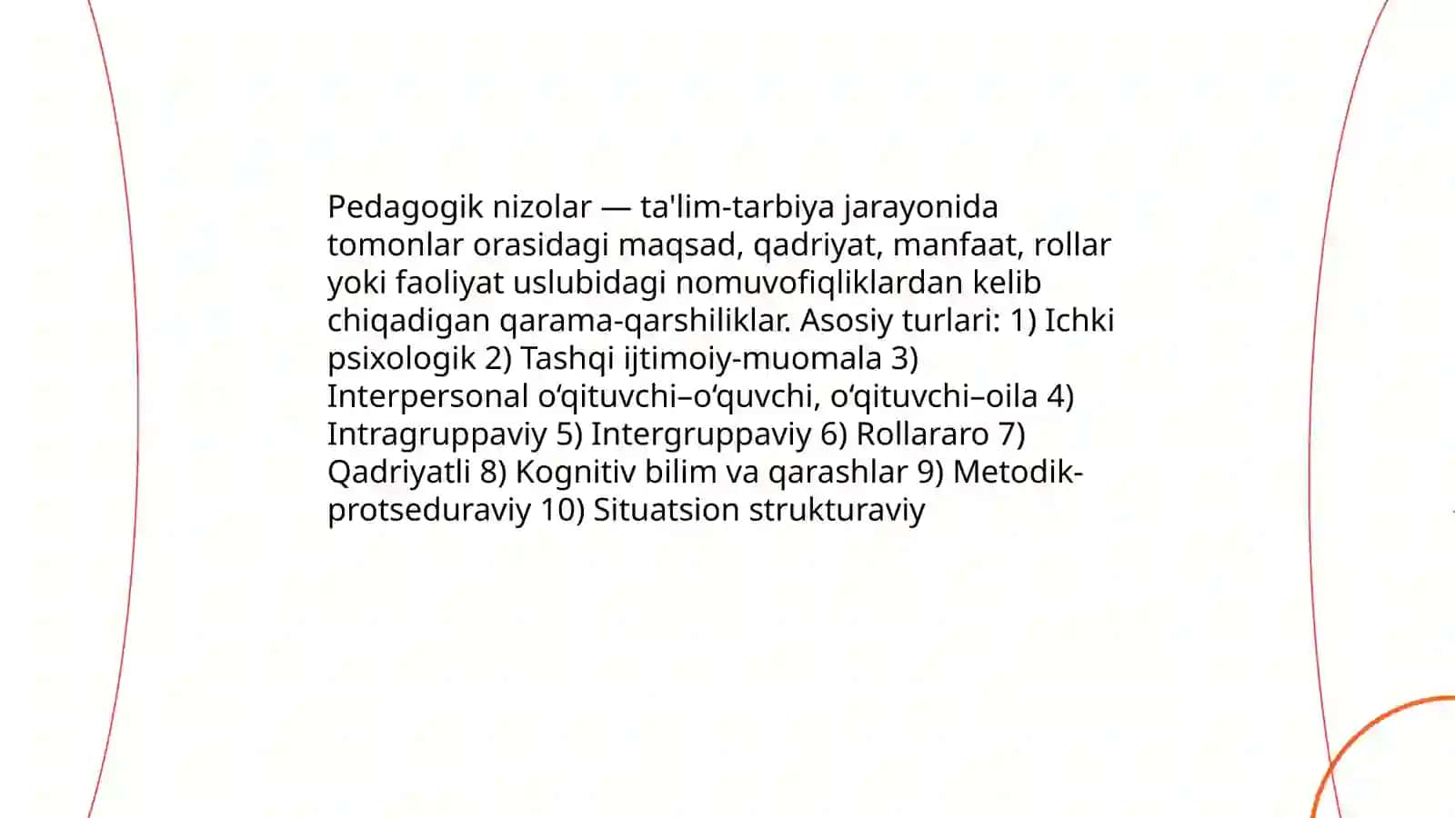 PEDAGOGIK NIZOLAR VA ULARNI BARTARAF ETISH TEXNOLOGIYASI 3