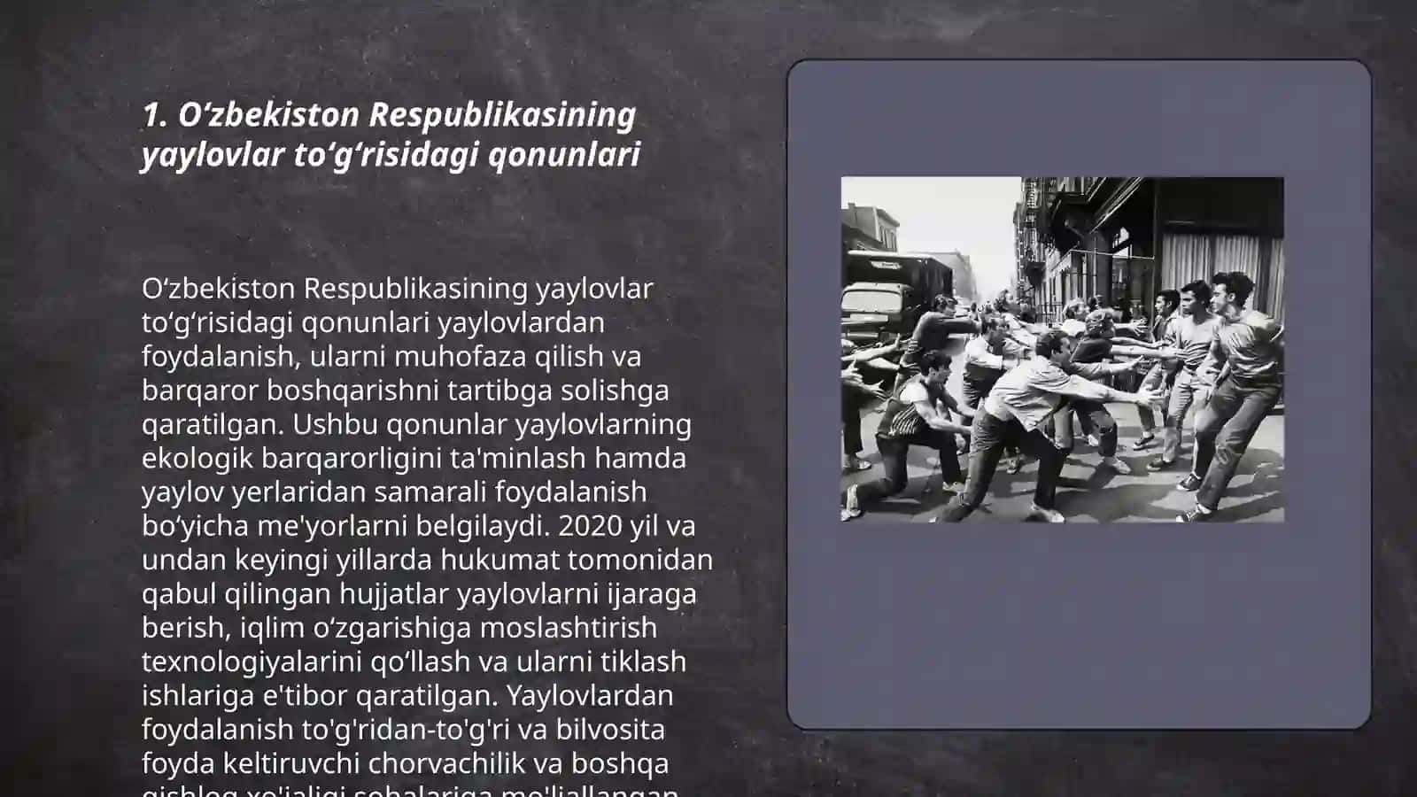 Oʻzbekiston Respublikasining yaylovlar toʻgʻrisidagi qonun va qarorlari 3