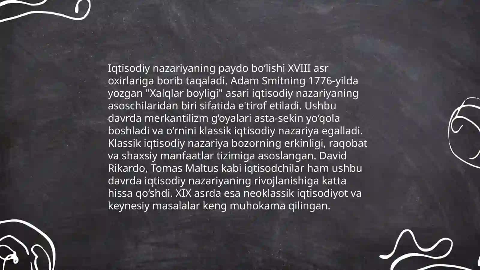 Iqtisodiy nazaryasi faninig shakillanishi va rivojlanishida iqtisodiy talimotlarning orni 3