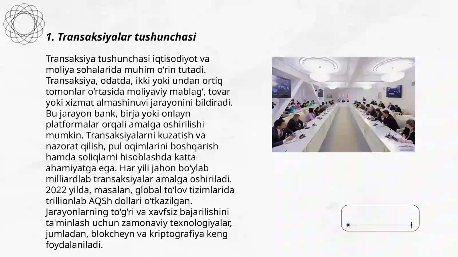 Transaksiyalar va transaksion harajatlar 3