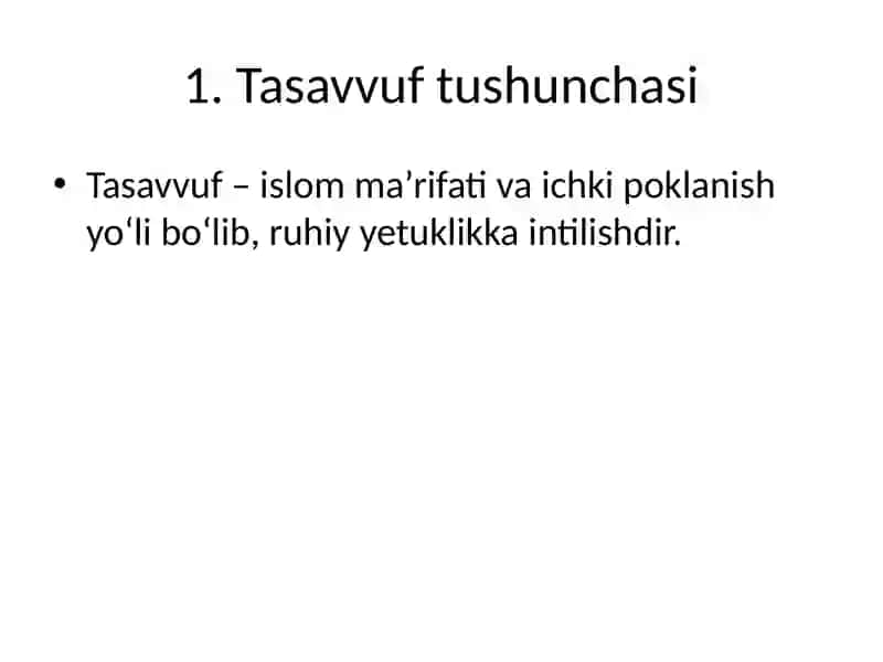 Tasavvuf ma'lumotlarining Sharq madaniyatiga ta'siri 3