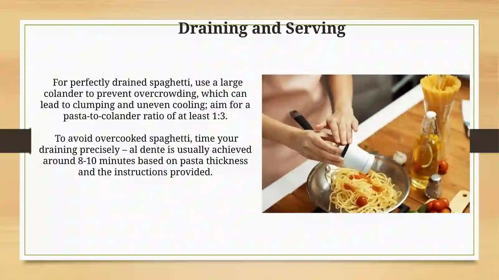 Selecting the Perfect Spaghetti 3