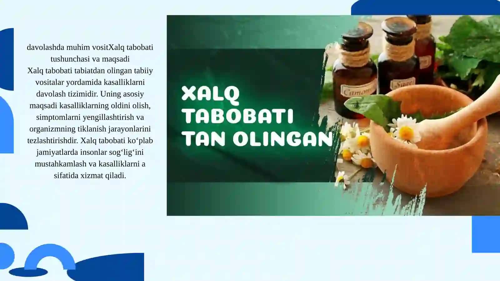 Xalq tabobati dorivoro‘simliklar tushunchasi va vazifasi 3