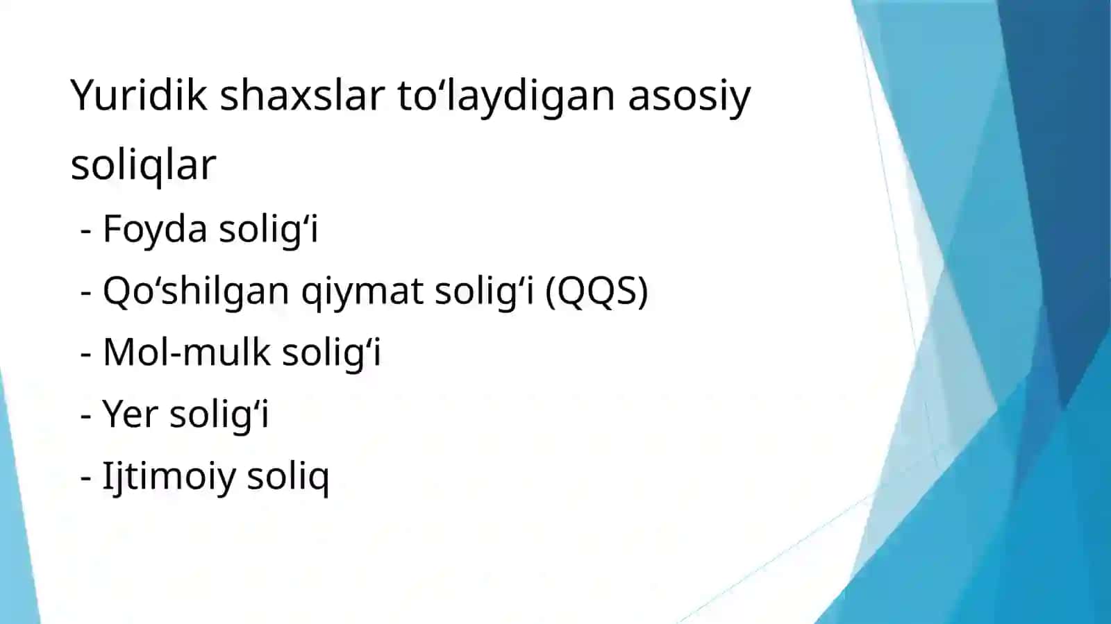 Yuridik va jismoniy shaxslarni soliqqatortishning o'ziga xos xususiyatlar 3