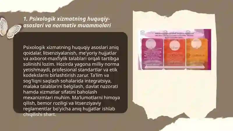 Psixologik xizmatni tashkil etish muommolari 3