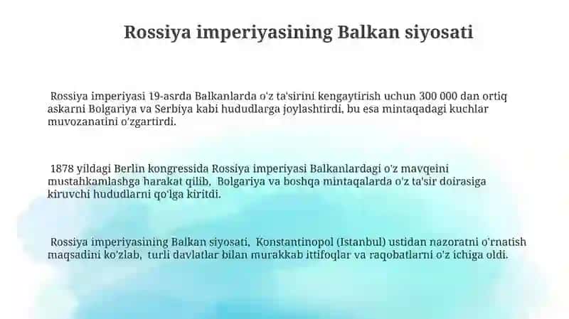 Bolqon masalasi va Yevropada xalqaro munosabatlarning keskinlashuvi 3