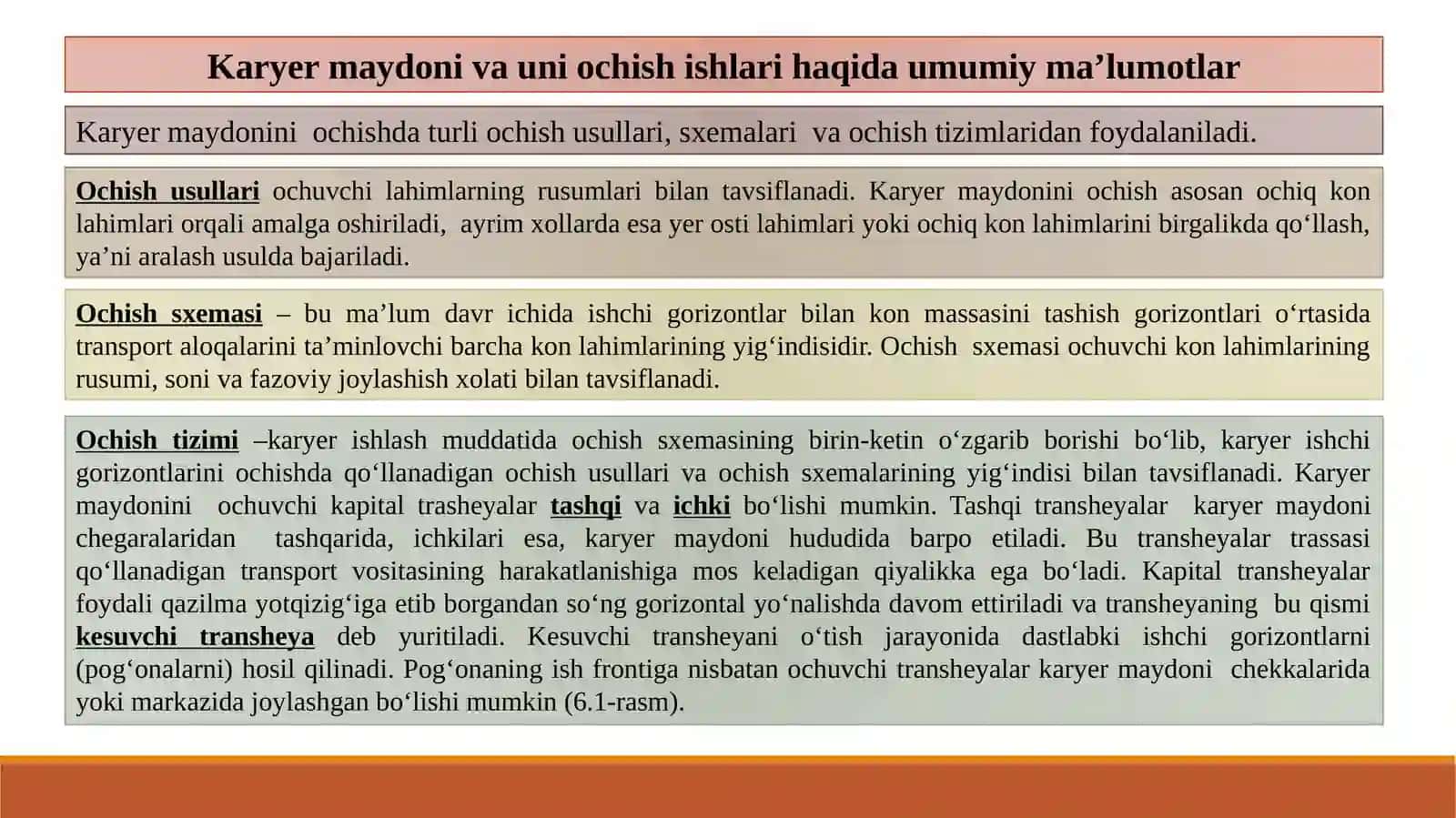 Karyer Maydoni Va Uning Parametrlari To‘g‘risida Tushunchalar 3