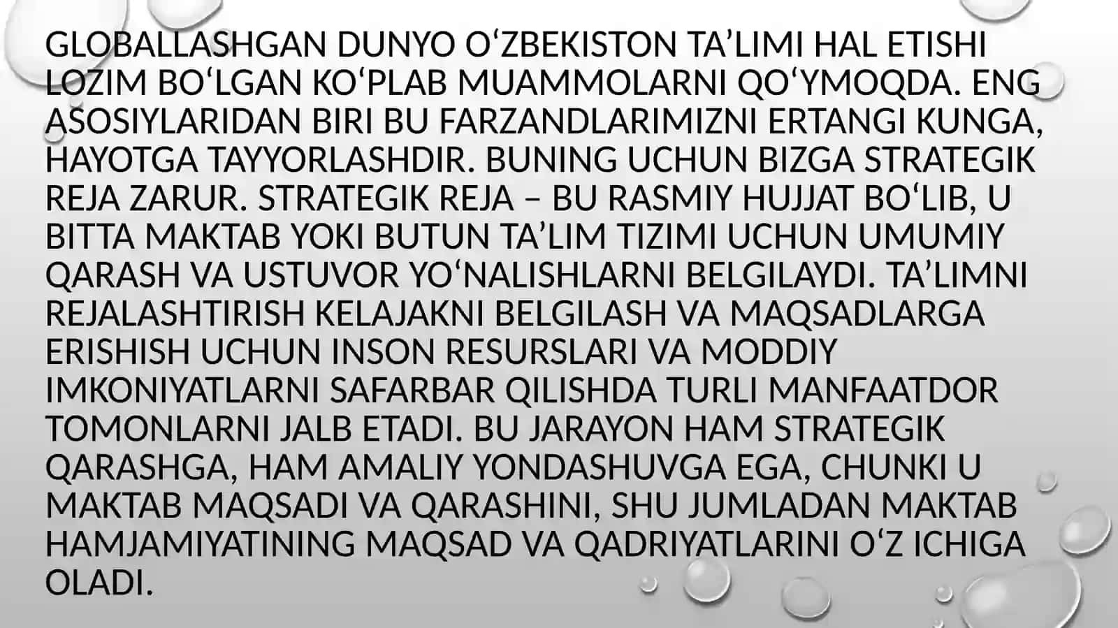 Maktabgacha ta'lim tashkilotida strategik rejalashtirish va rivojlantirish dasturlari 3