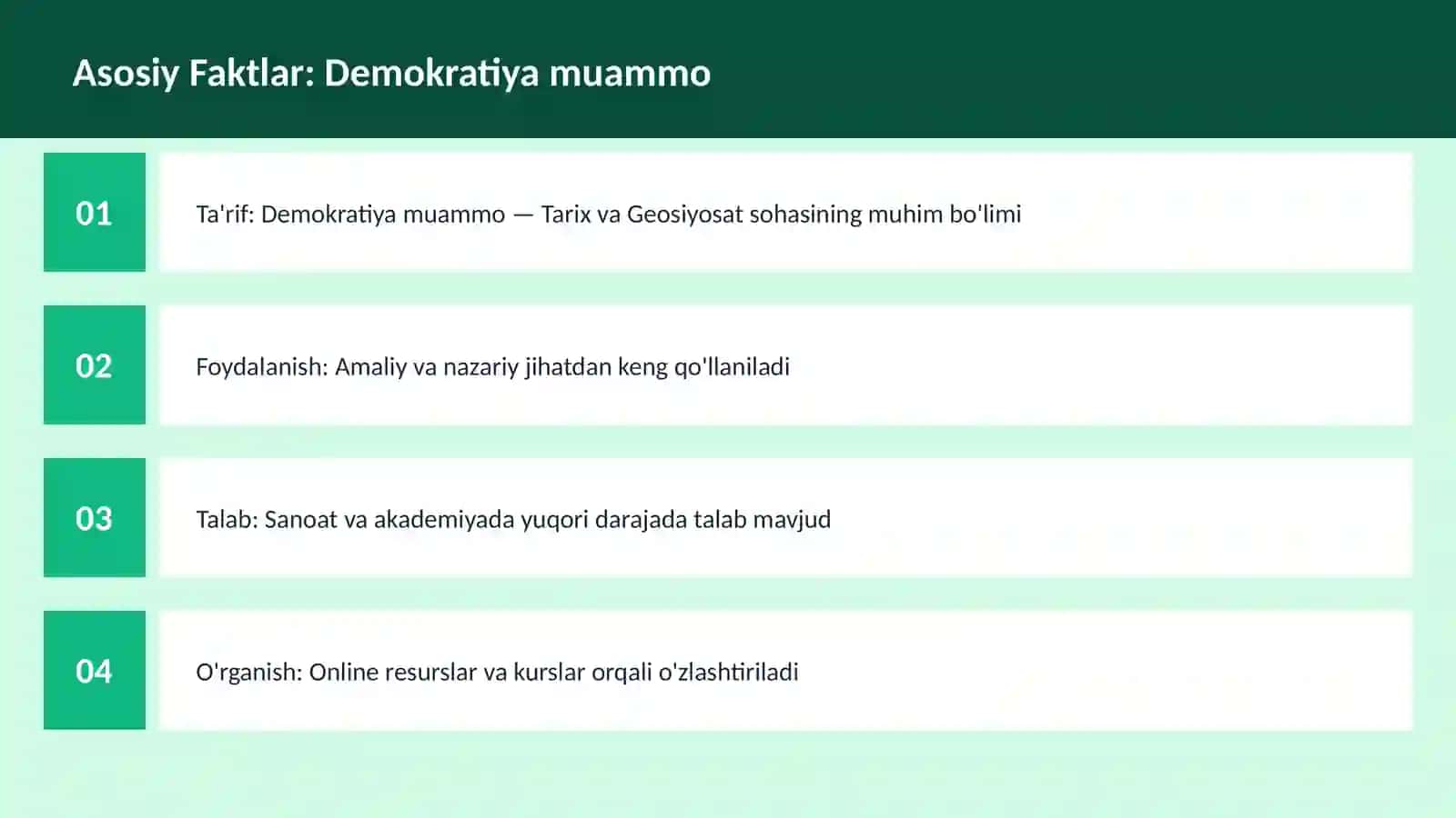 Demokratiya muammo 3