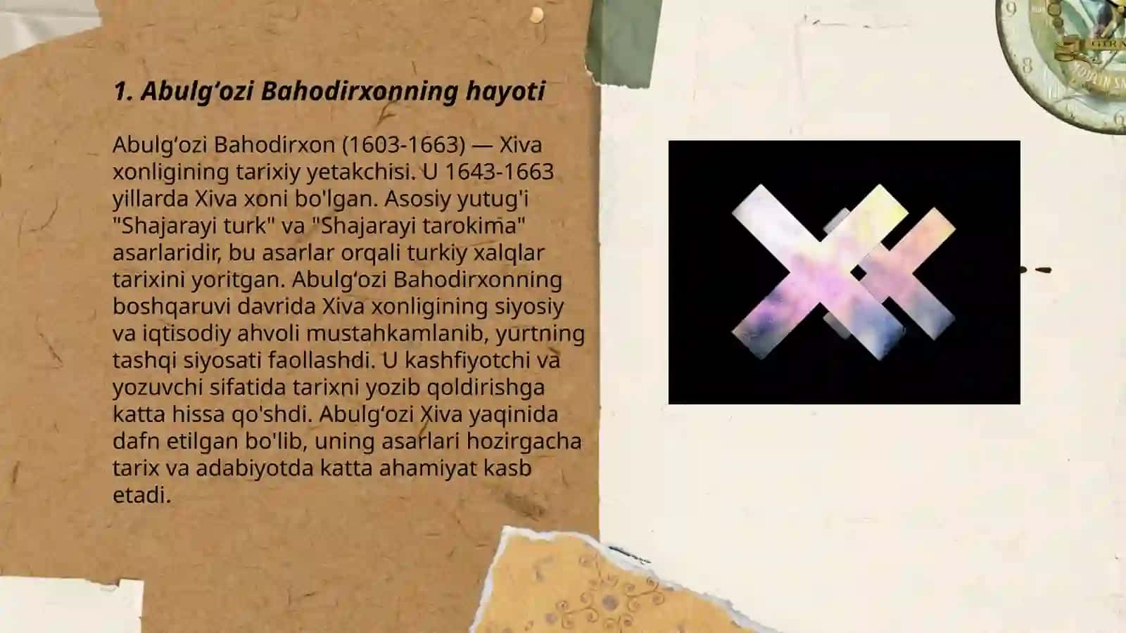 Abulgʻozi Bahodirxon tarixnavis olim "Shajarzi turk" asarida tarixiy siymolar tasviri 3