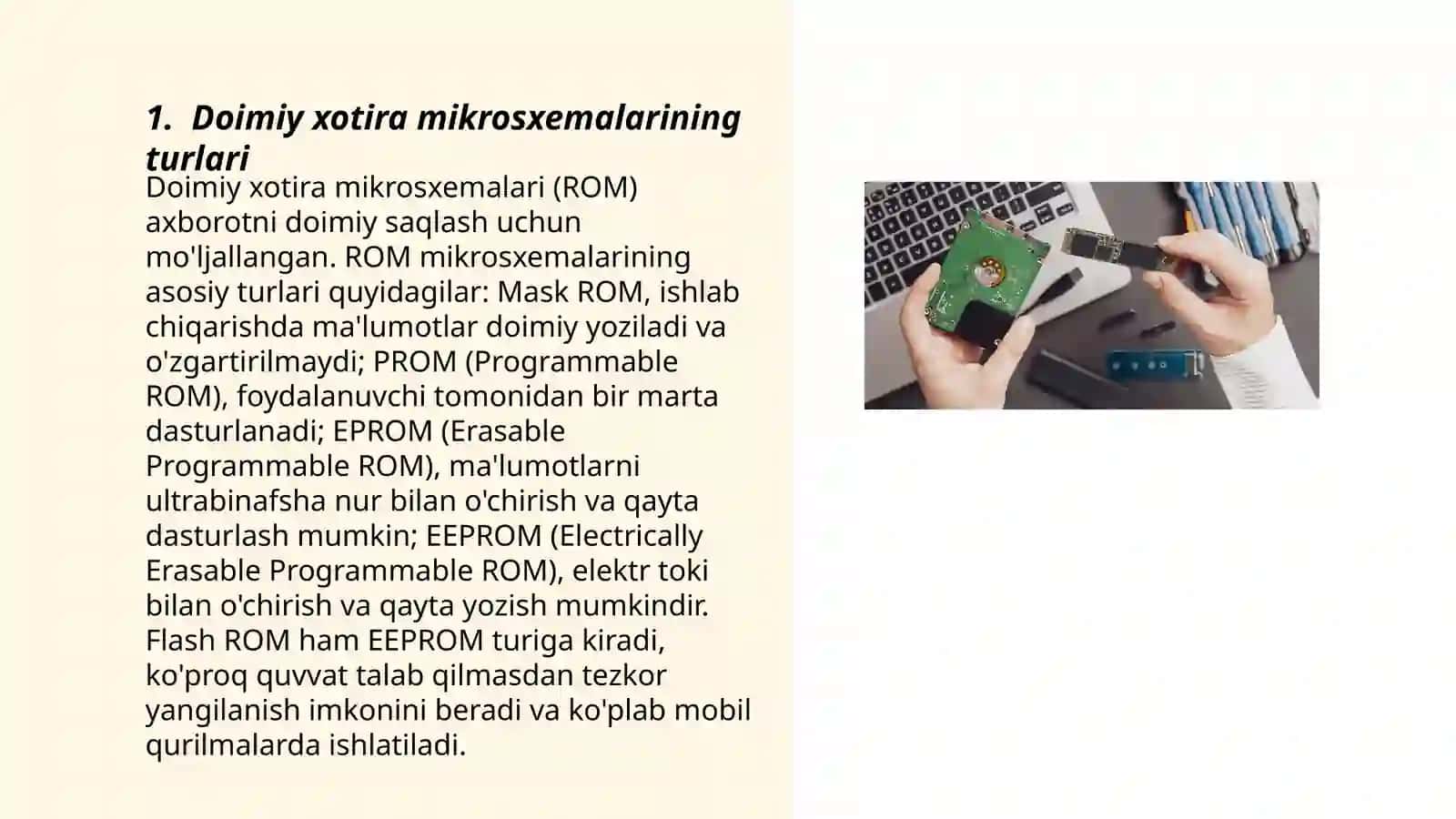 Doimiy xotira qurilma mikrosxemalar 3
