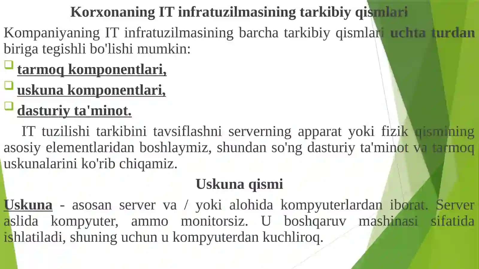 IT infratuzilmasini fizik ximoyasini ta’minlash 3