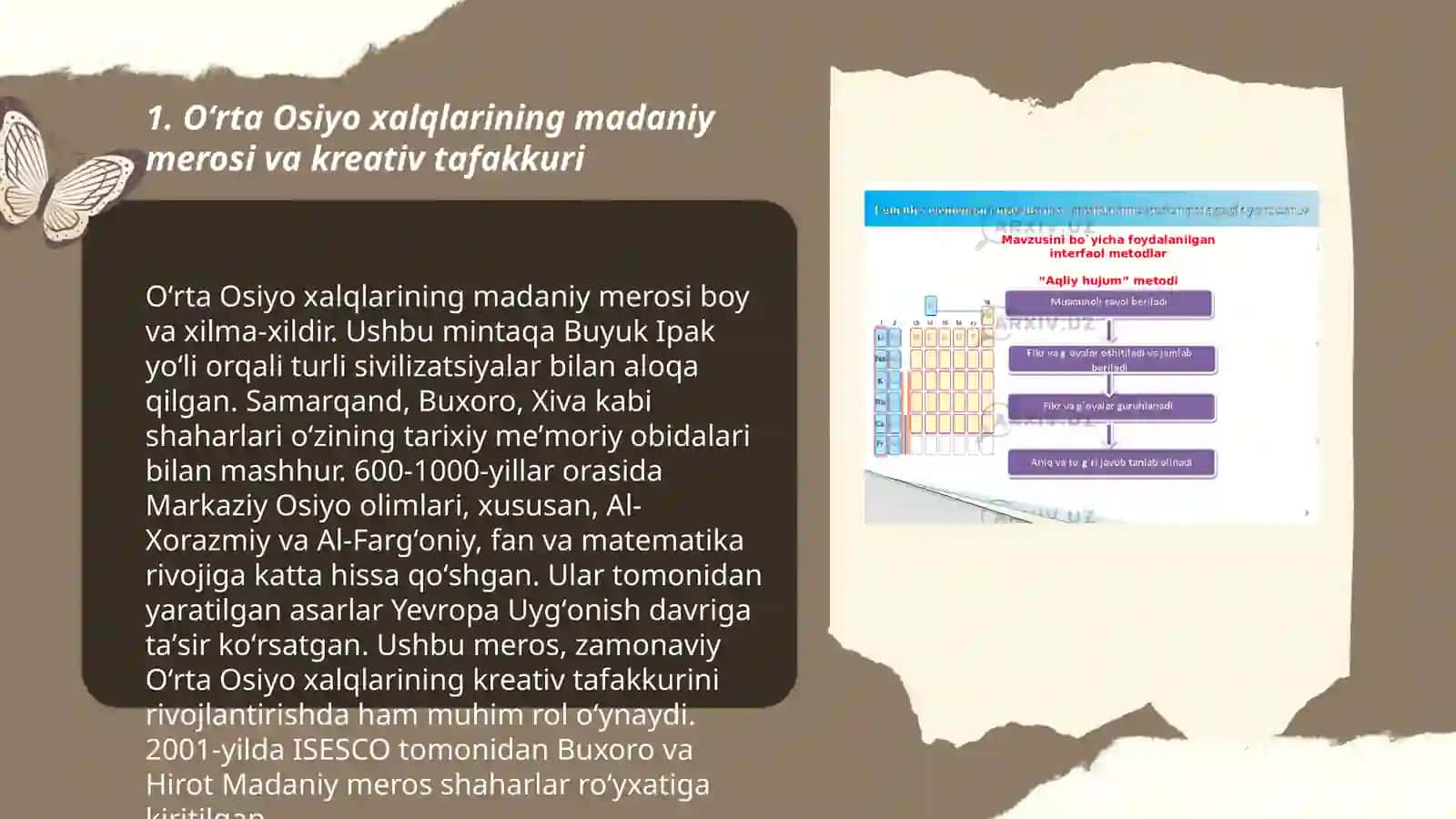 Oʻrta Osiyo xalqlari va sharq olimlarining kriativligi haqidagi nazariyalari va metodlari 3