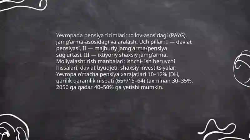 Yevropa davlatlarida ijtimoiy himoya 3