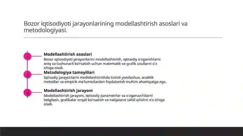 Bozor iqtisodiyoti jarayonlarini modellashtirish 3