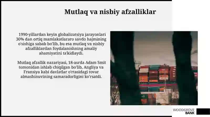 Xalqaro savdo va uning sabablari 3