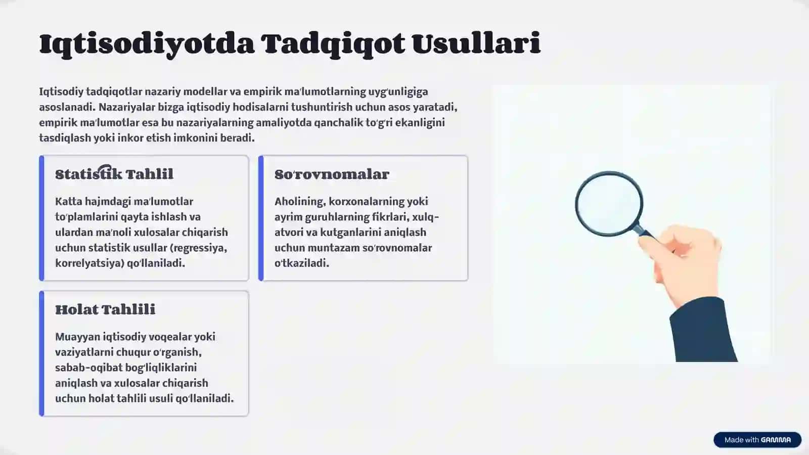 Iqtisodiyotda Maʼlumotlar Tahlili Faniga Kirish 3